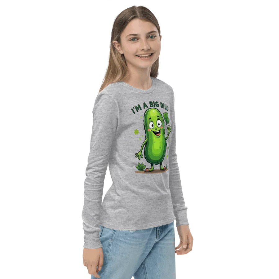 Big Dill Pickle Youth Long Sleeve Tee product image (22)
