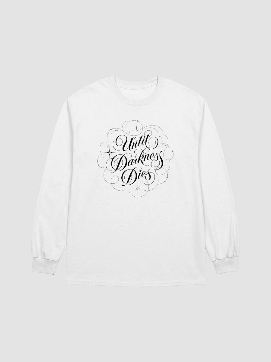 Until Darkness Dies (swirls design) Cotton Long Sleeve T-Shirt product image (25)