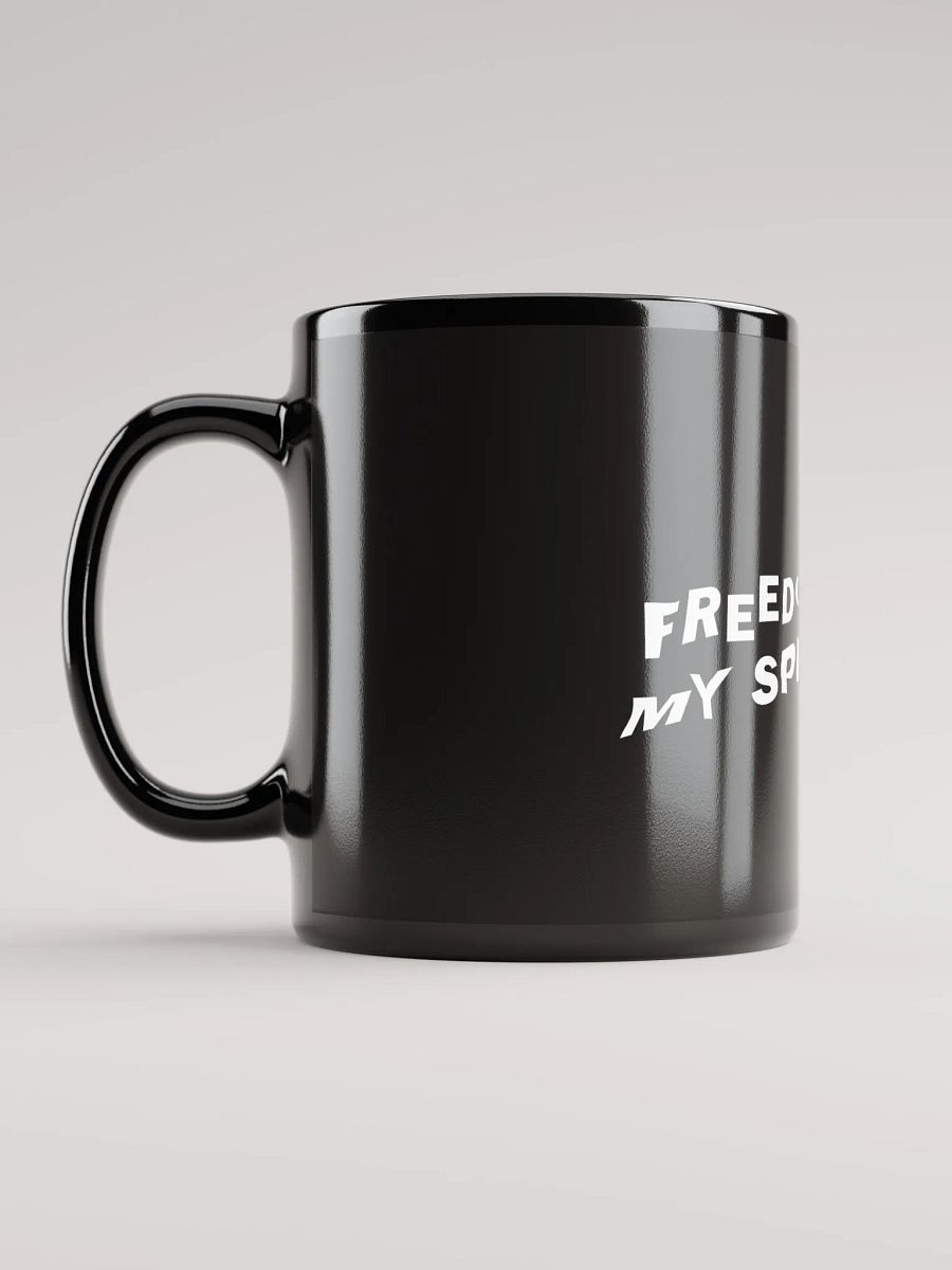 "Freedom of My Speech" Bold Statement Mug – White Print Edition product image (3)