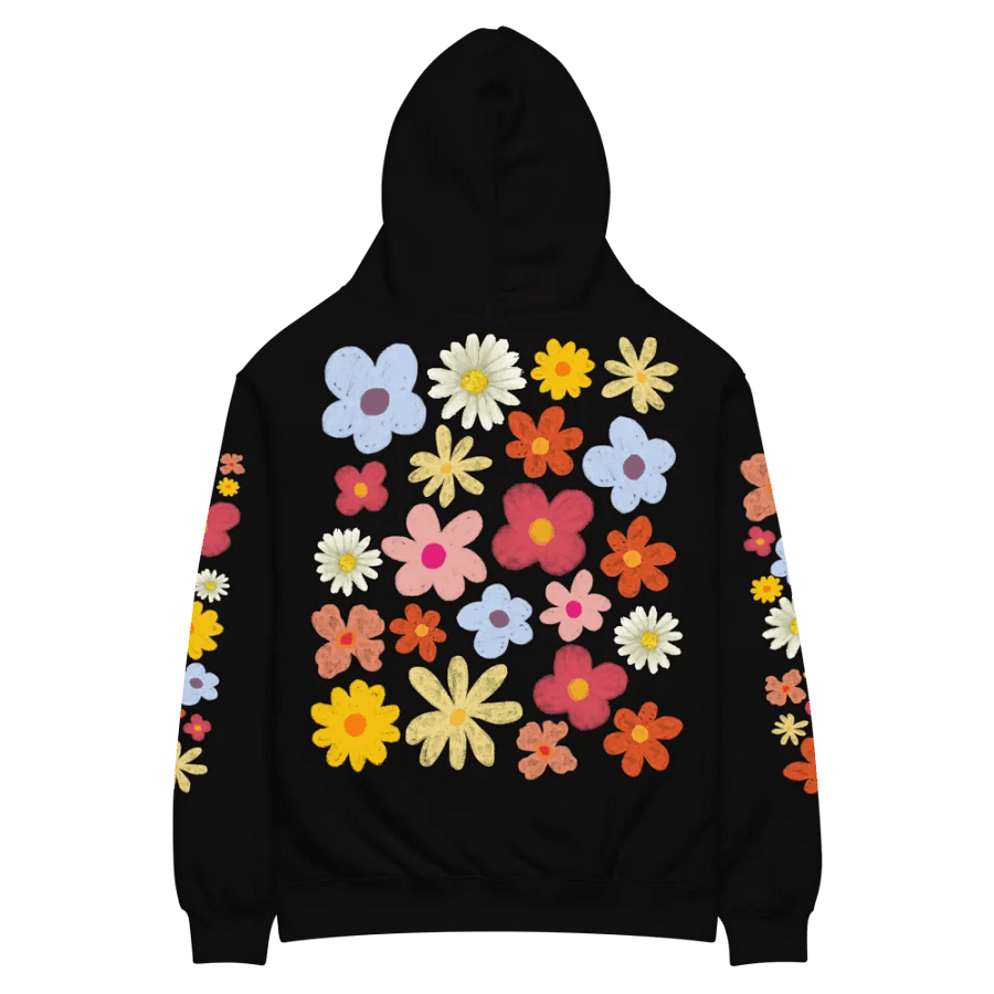 Floral Hoodie (Black) product image (2)