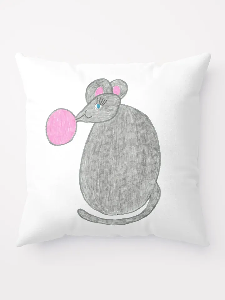 Bubblegum mouse pillow product image (1)