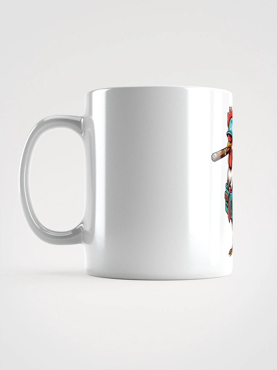 White Rusty Rooster Coffee Mug! product image (6)