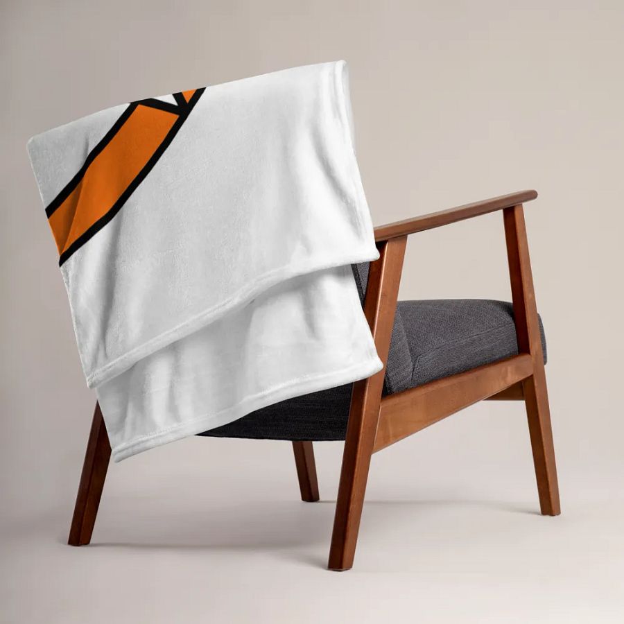 'OA' Symbol Throw Blanket - White product image (3)
