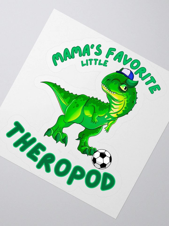 Mama's Favorite Little Theropod - Cute Dino Kids Sticker product image (5)
