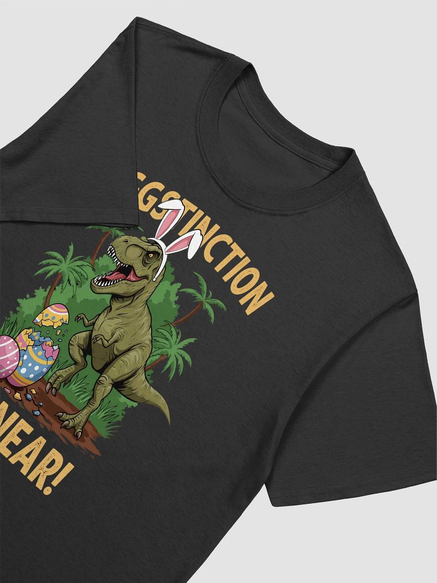 Funny Easter Dinosaur T-Shirt – Eggstinction Is Near product image (12)