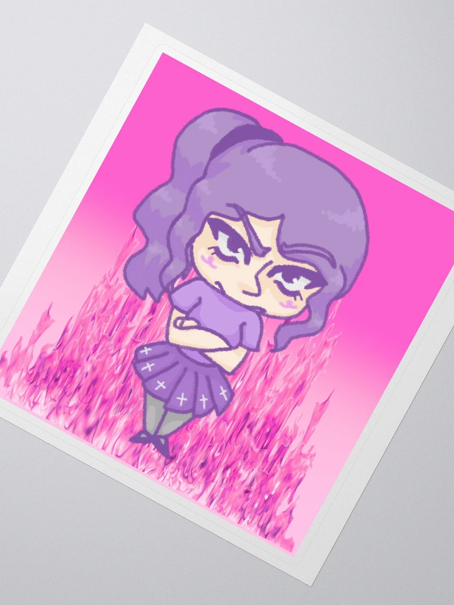 Chalk Angry Stef Pink Fire Sticker product image (2)