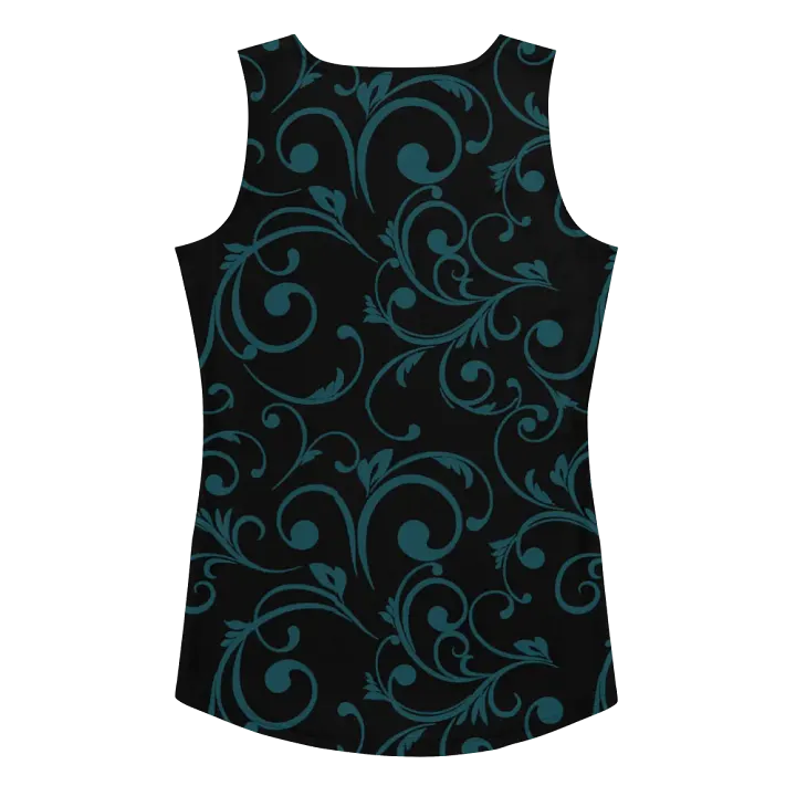 Dark Teal Twirl Top product image (2)