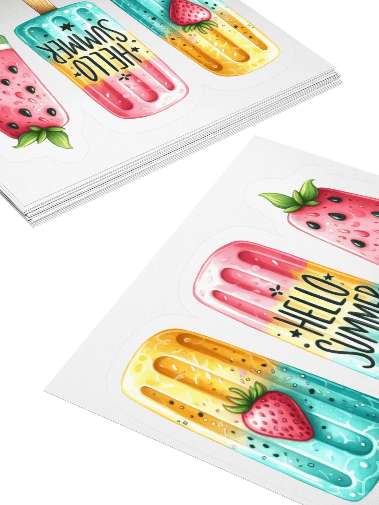Summer Vibes Kiss Cut Stickers product image (12)