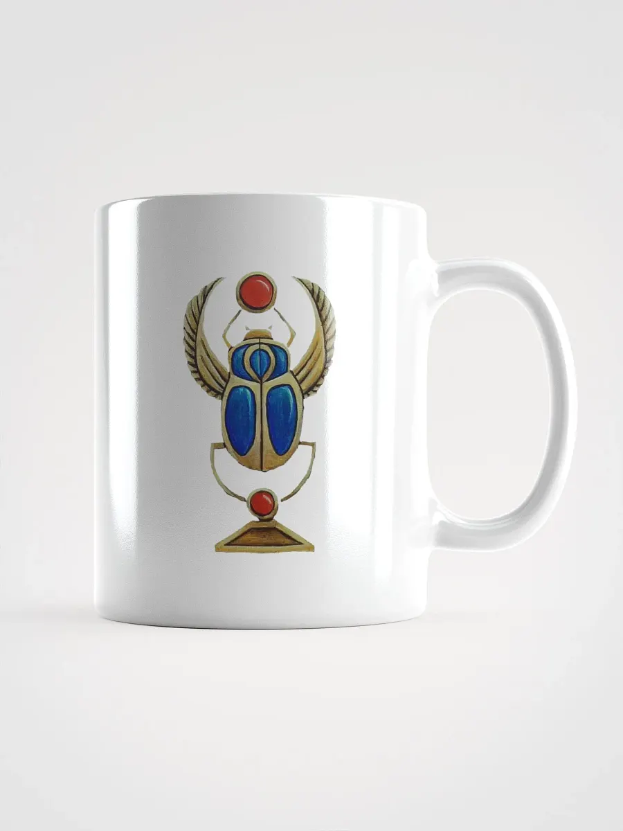 Egyptian Scarab Mug (White) product image (3)