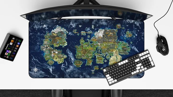 OSRS World Map Desk Mat product image (2)