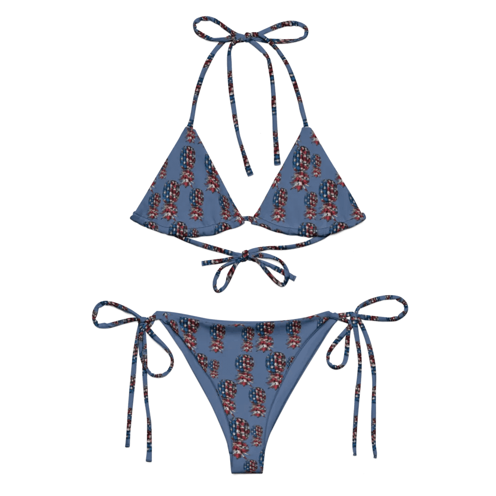 American Flag Upside-Down Pineapple Bikini product image (4)