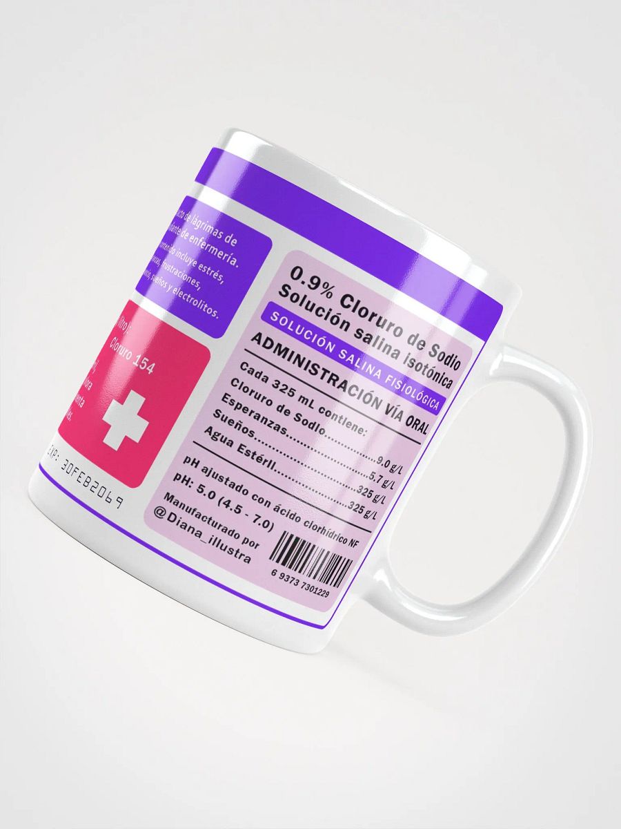 "Lágrimas de estudiante de enfermería" (SPANISH) Ceramic mug product image (6)