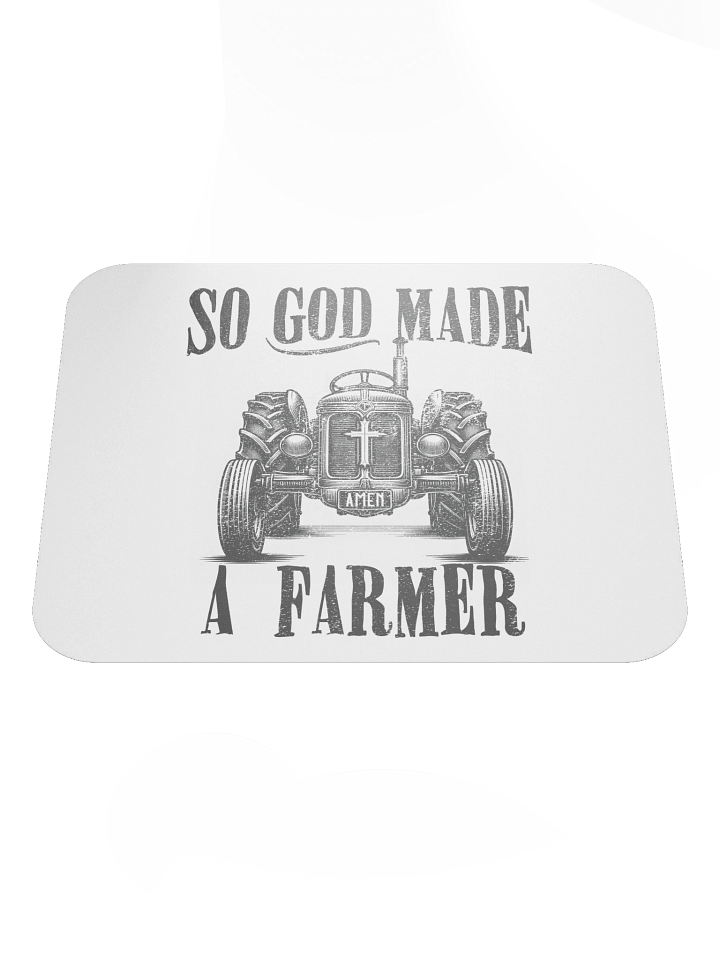 Vintage - So God Made a Farmer Mousepad product image (2)