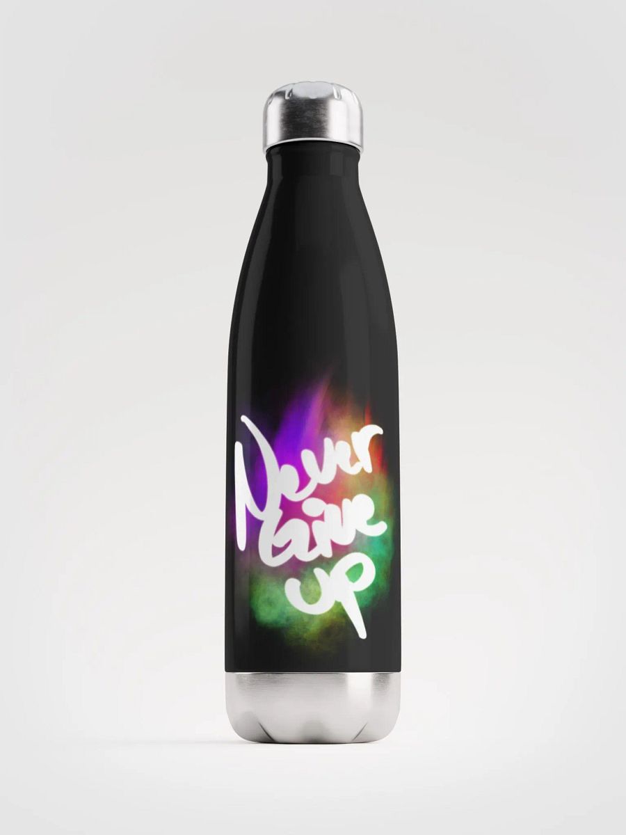 NEVER GIVE UP WATER BOTTLE product image (1)