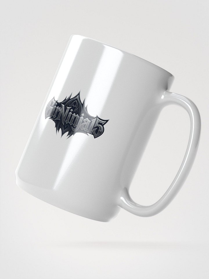 Gothic Monogram White Glossy Mug product image (2)
