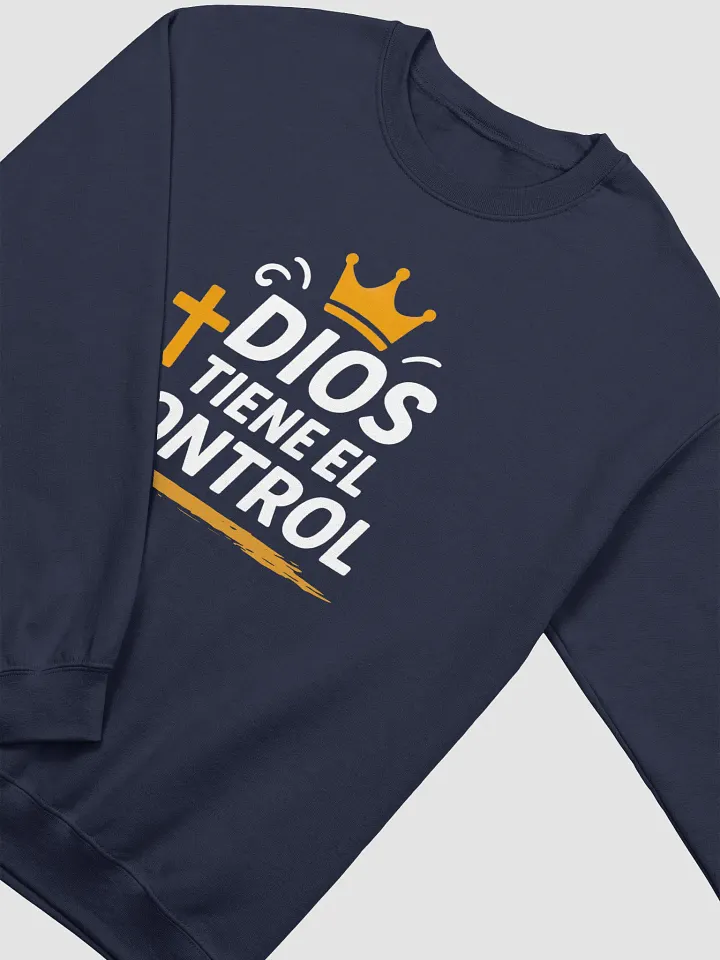 Sudadera Unisex Cuello Redondo | Dios tiene el Control product image (22)