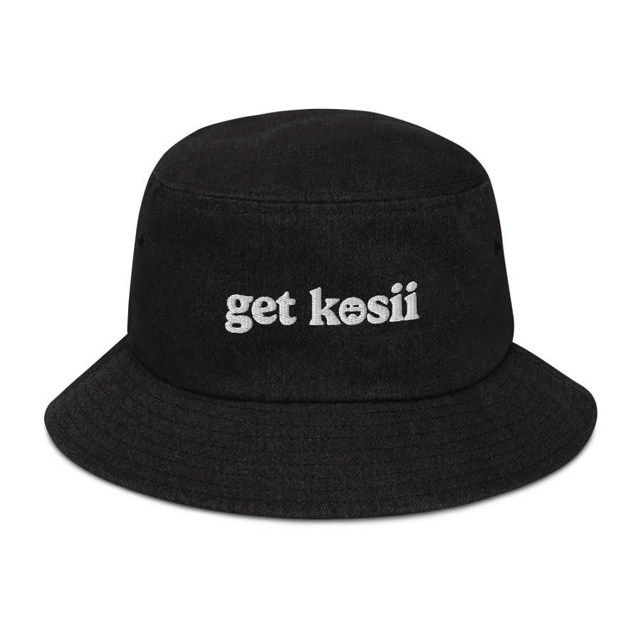 Get Kosii Embroidered Denim Bucket Hat product image (1)