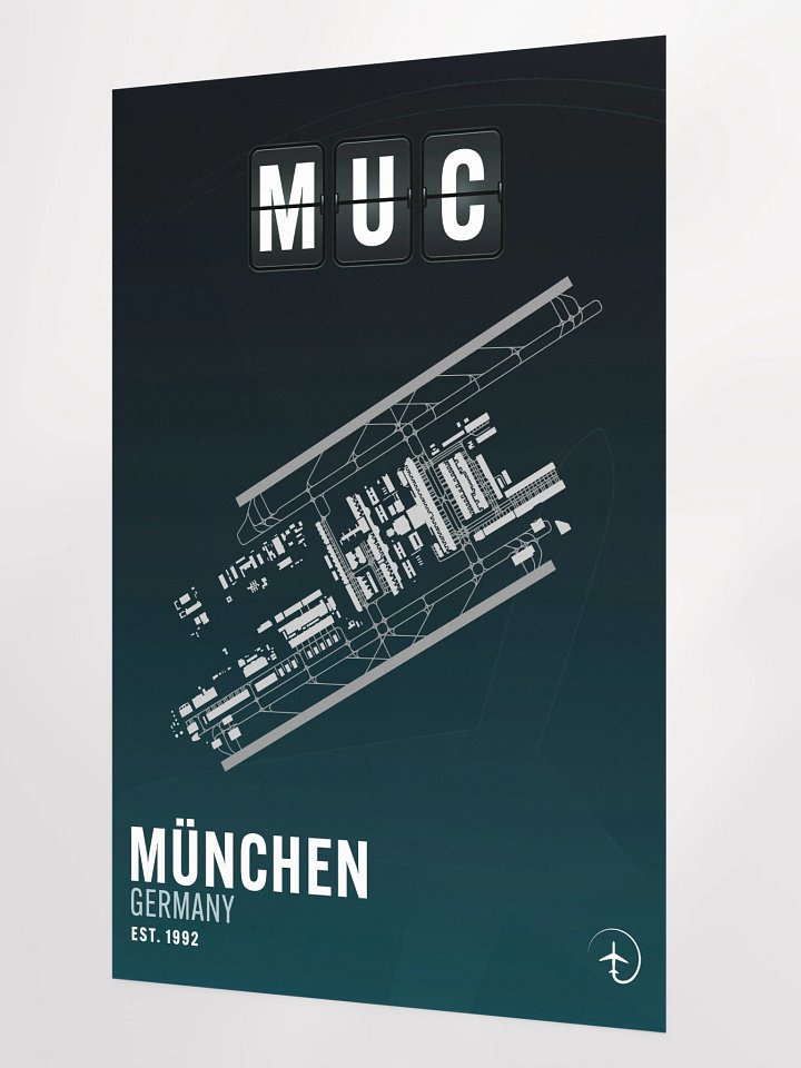 Munich MUC Poster product image (2)