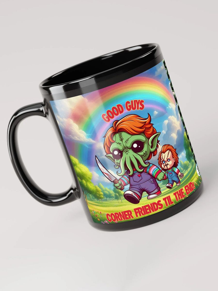 Corner Friends Til The End Black Mug product image (6)