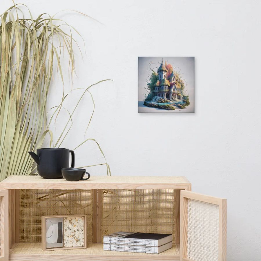 Watercolour Fairy House Art - v5 product image (9)