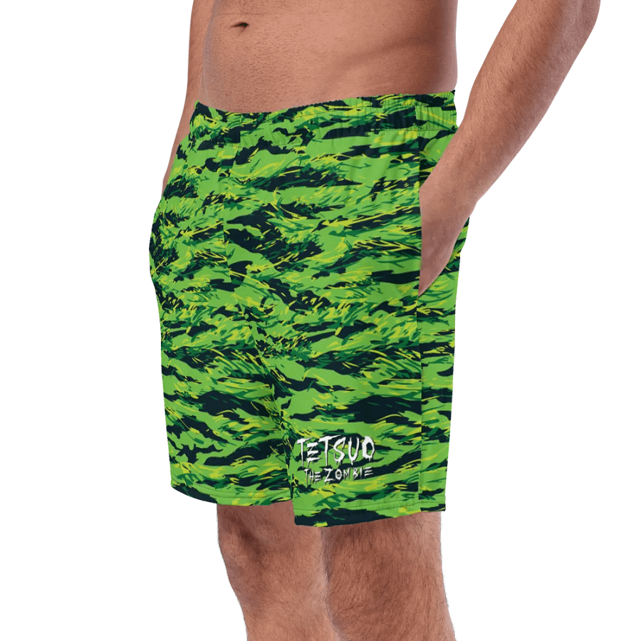 Green Camo Swim Trunks product image (10)