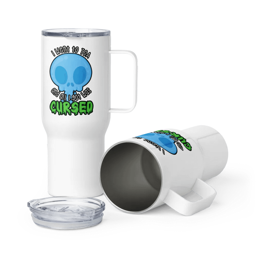 All I Got Was Cursed - Mage - Travel Mug w/Handle product image (6)