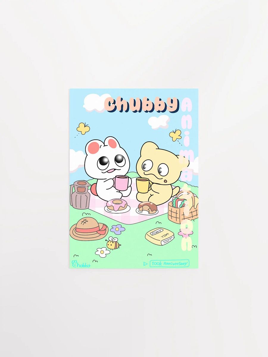 [Poster] Chubby Animation 100K subs tnx! product image (1)