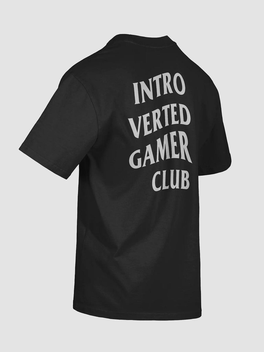 Introverted Gamer Club "white out" Oversized Tee product image (22)