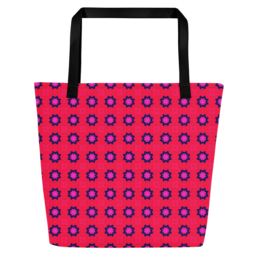 Abstract Red Tote Bag product image (2)