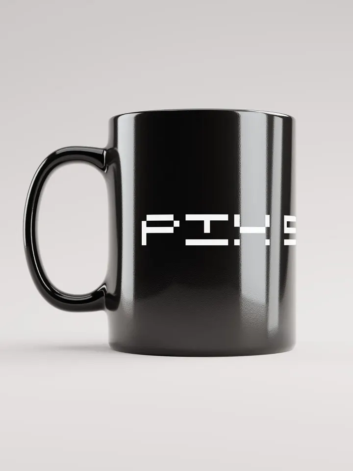 Pix Stitch Black Glossy Mug product image (1)