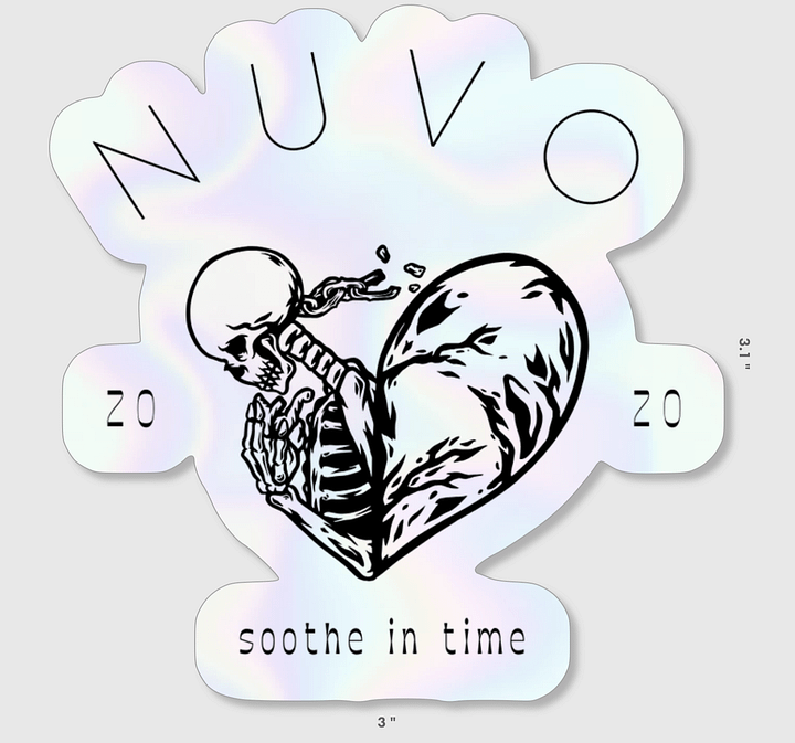 "Soothe In Time" Holographic Sticker product image (1)
