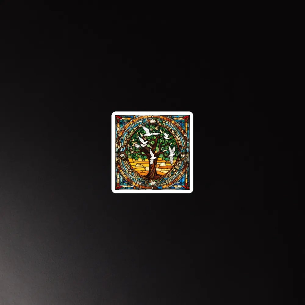 Doves in the Tree of Life Magnet product image (5)