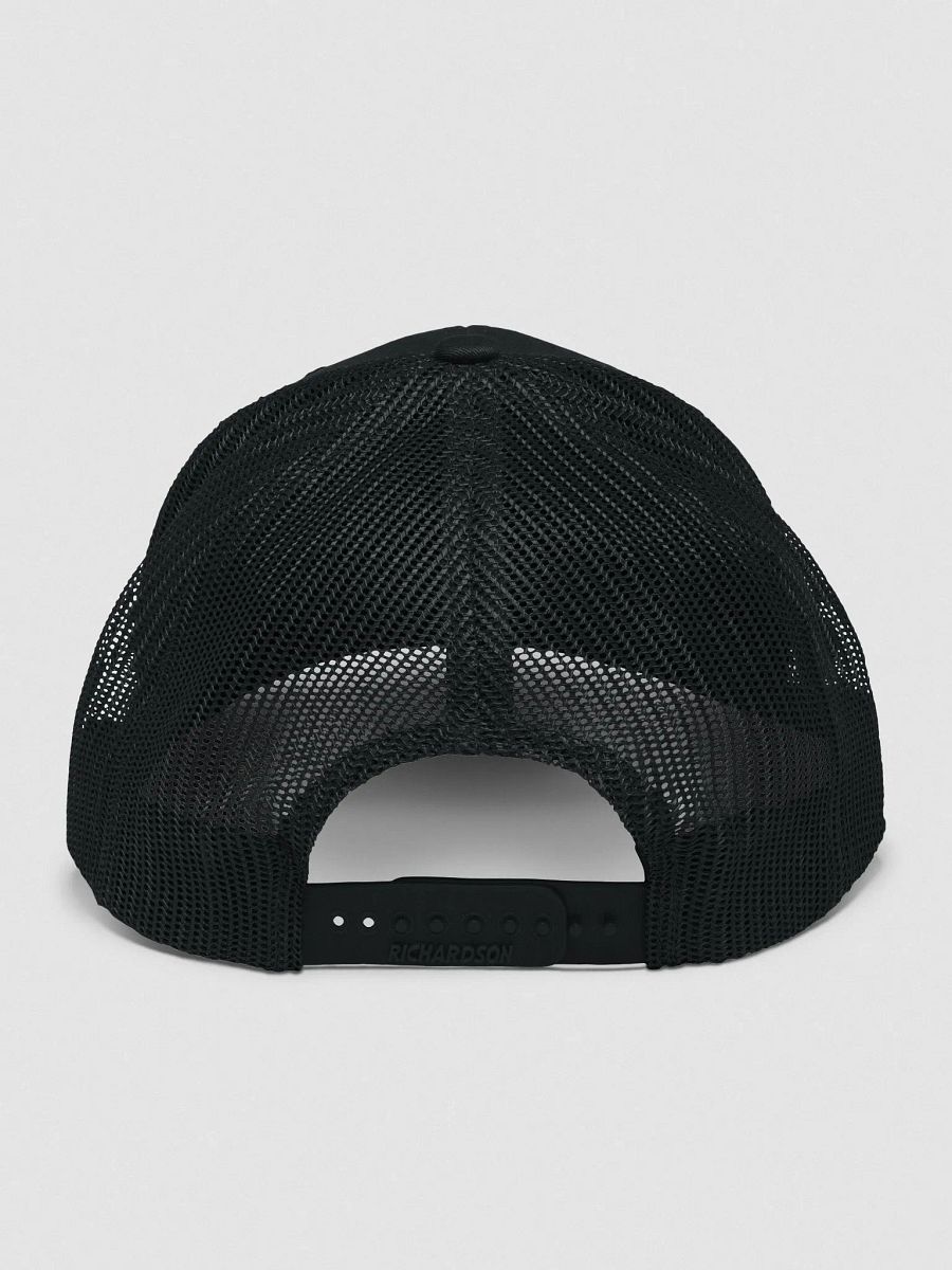 Lucid Birdies Streetwear Logo Trucker Hat-Charcoal-Black mesh product image (4)