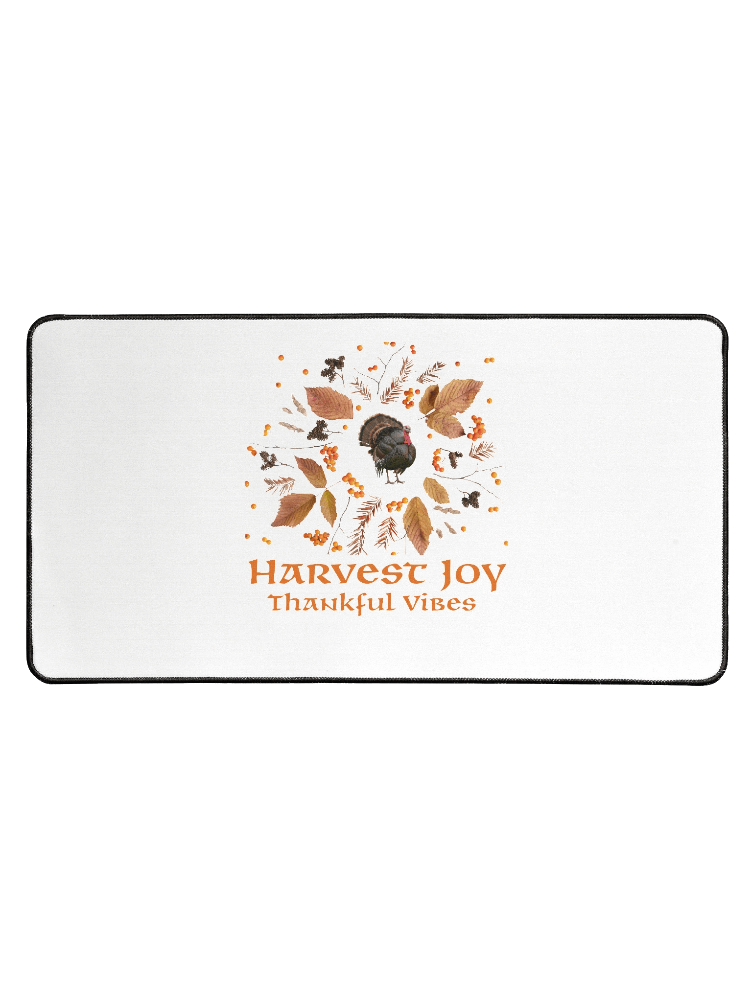 Harvest Joy Thankful Vibes Desk Mat – Autumn Aesthetic product image (1)