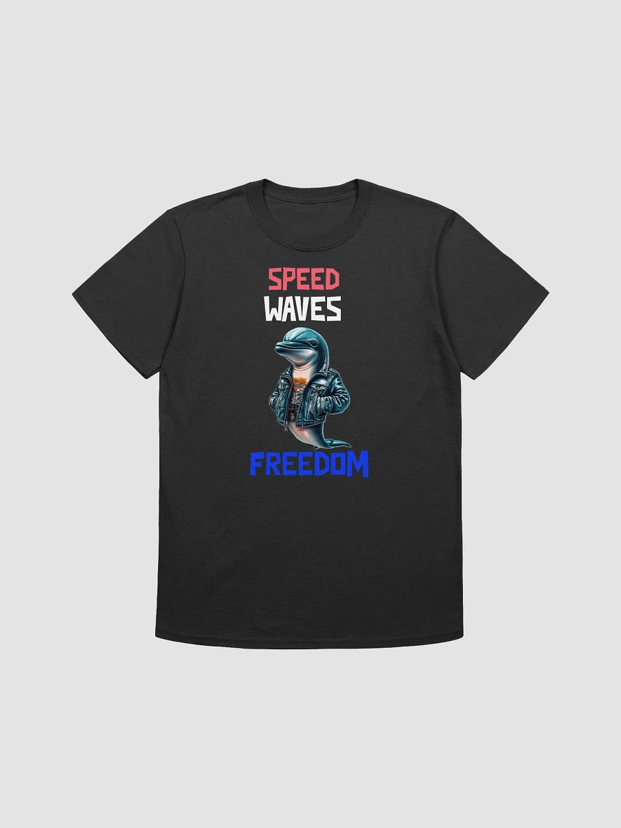 Speed Waves Freedom Dolphin T-Shirt product image (1)