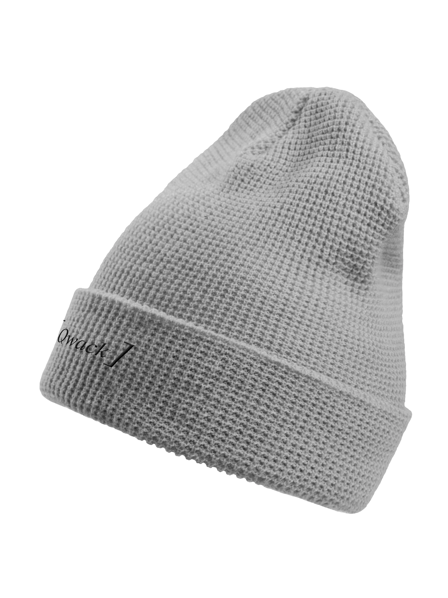 Minimalist Waffle Beanie - [Qwack] - BlkOut product image (4)