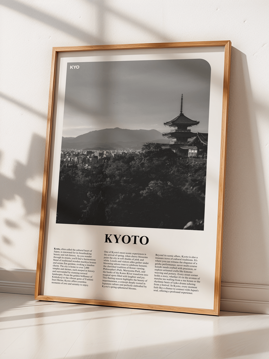 Kyoto 01 Newspaper Poster product image (2)