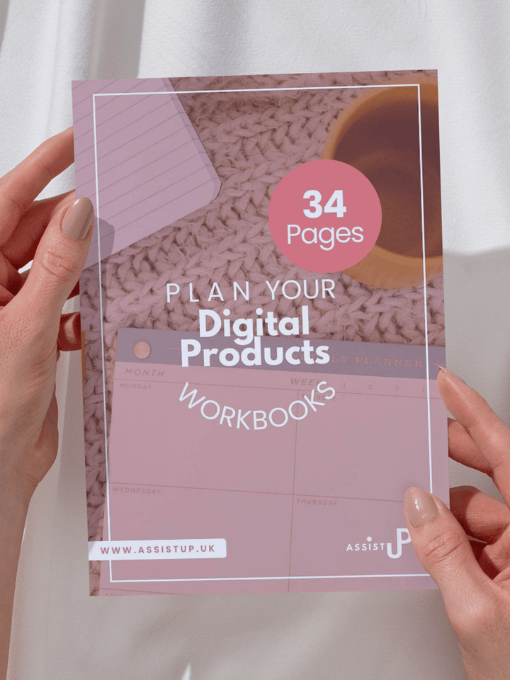 Plan your Digital Products workbook product image (1)