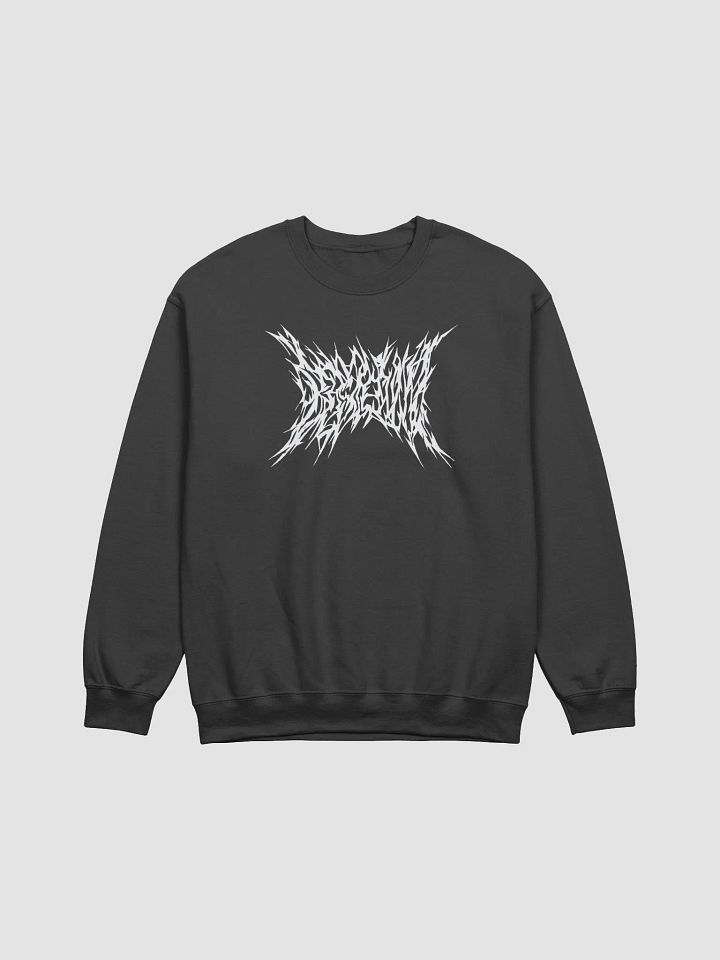 Death Metal Logo Sweatshirt (White Text) product image (1)