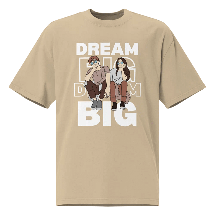 Dream big dream oversized t-shirt product image (1)