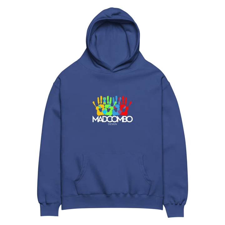 Colorful Handprint Unisex Oversized Hoodie product image (6)