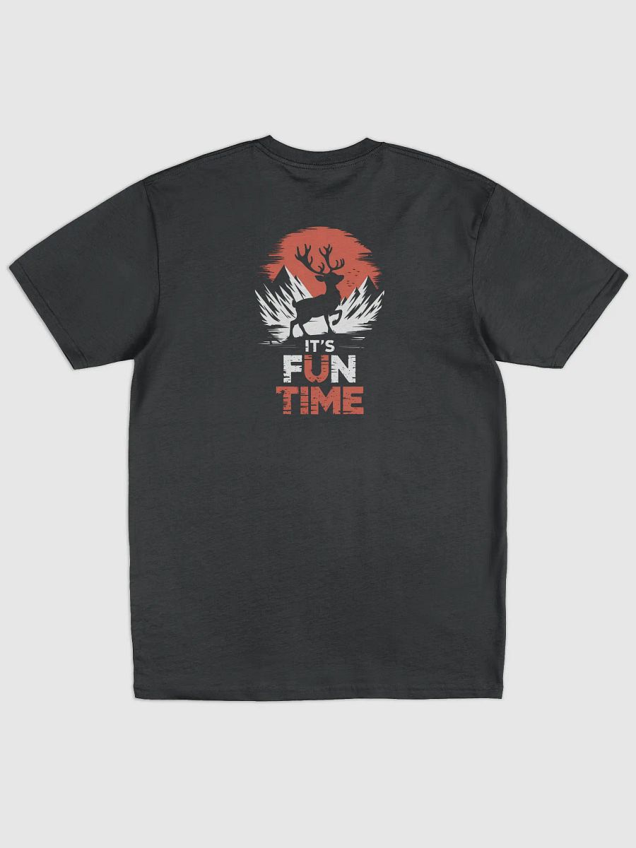 It's Fun Time Sunset Reindeer Christmas Tee product image (2)