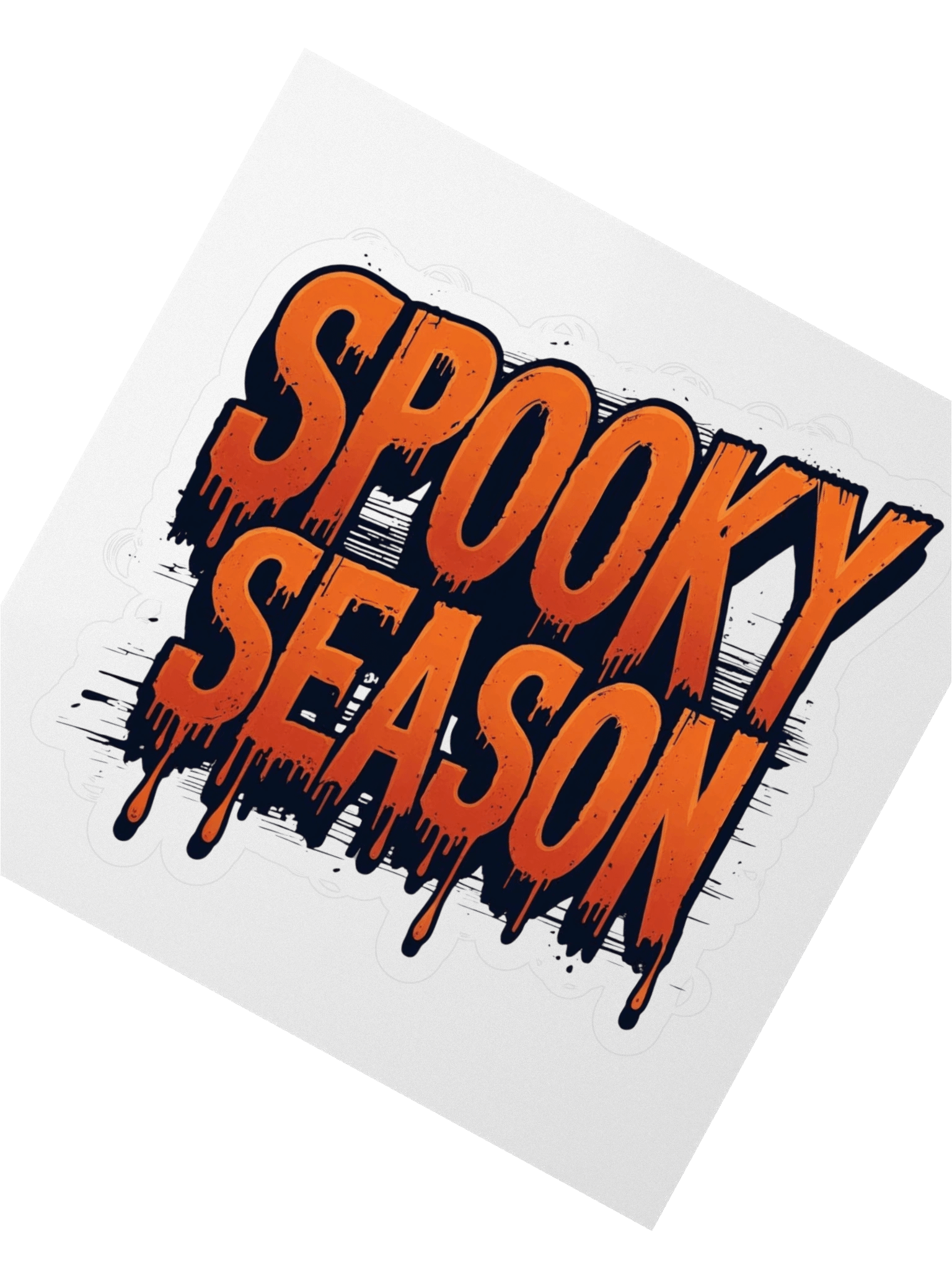 The Spooky Season Drip Sticker product image (1)