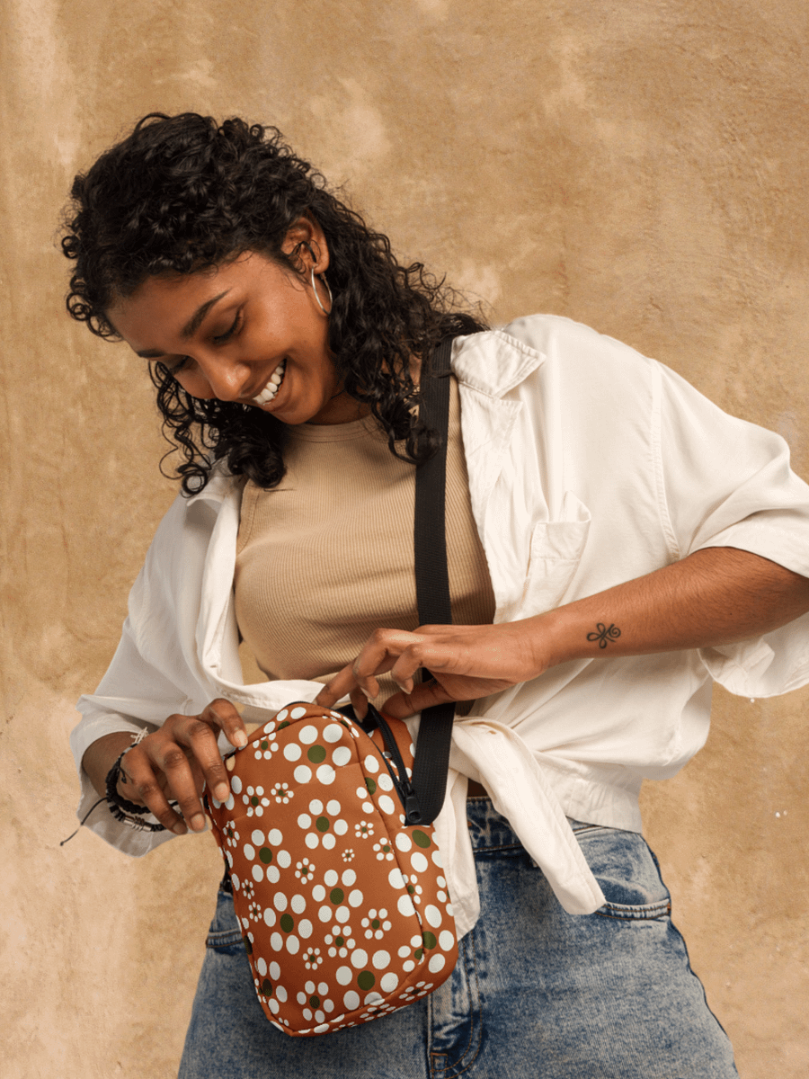Mexican Terracotta Floral Crossbody Bag product image (4)