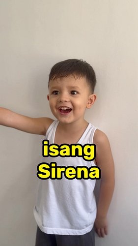 Teaching my son how to sing in Filipino