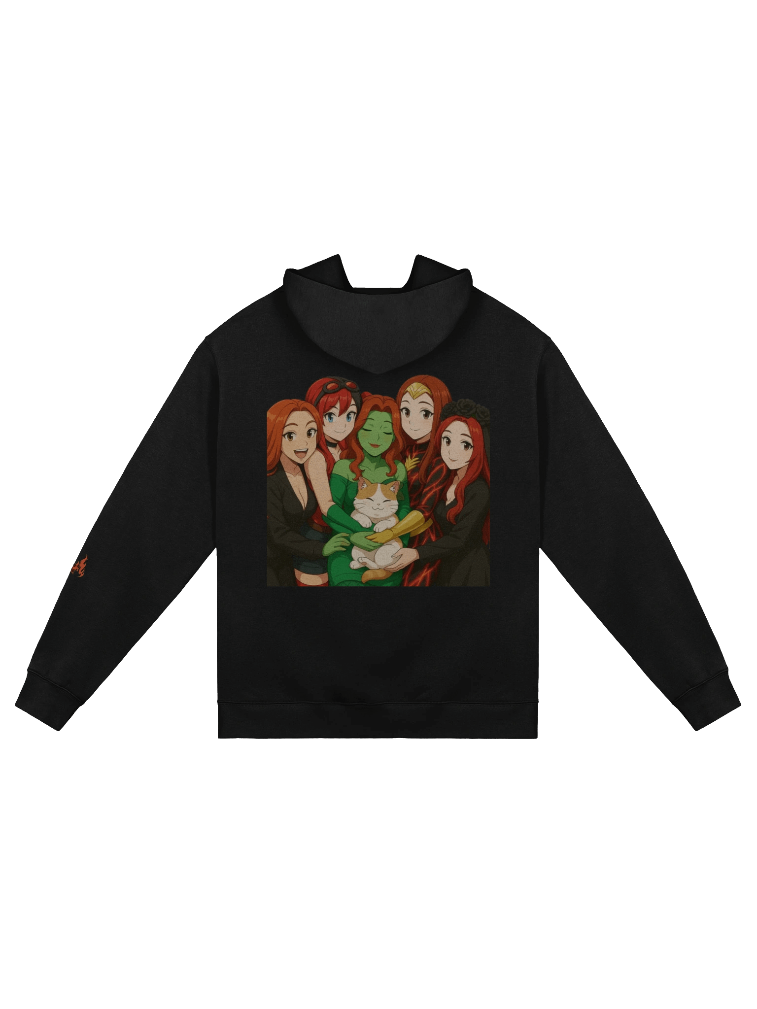 Red's cat Unisex Oversized Hoodie product image (2)