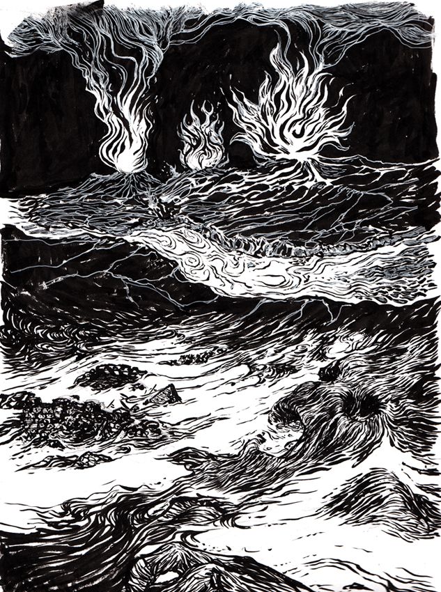 Original Sketch - Magma flood product image (1)