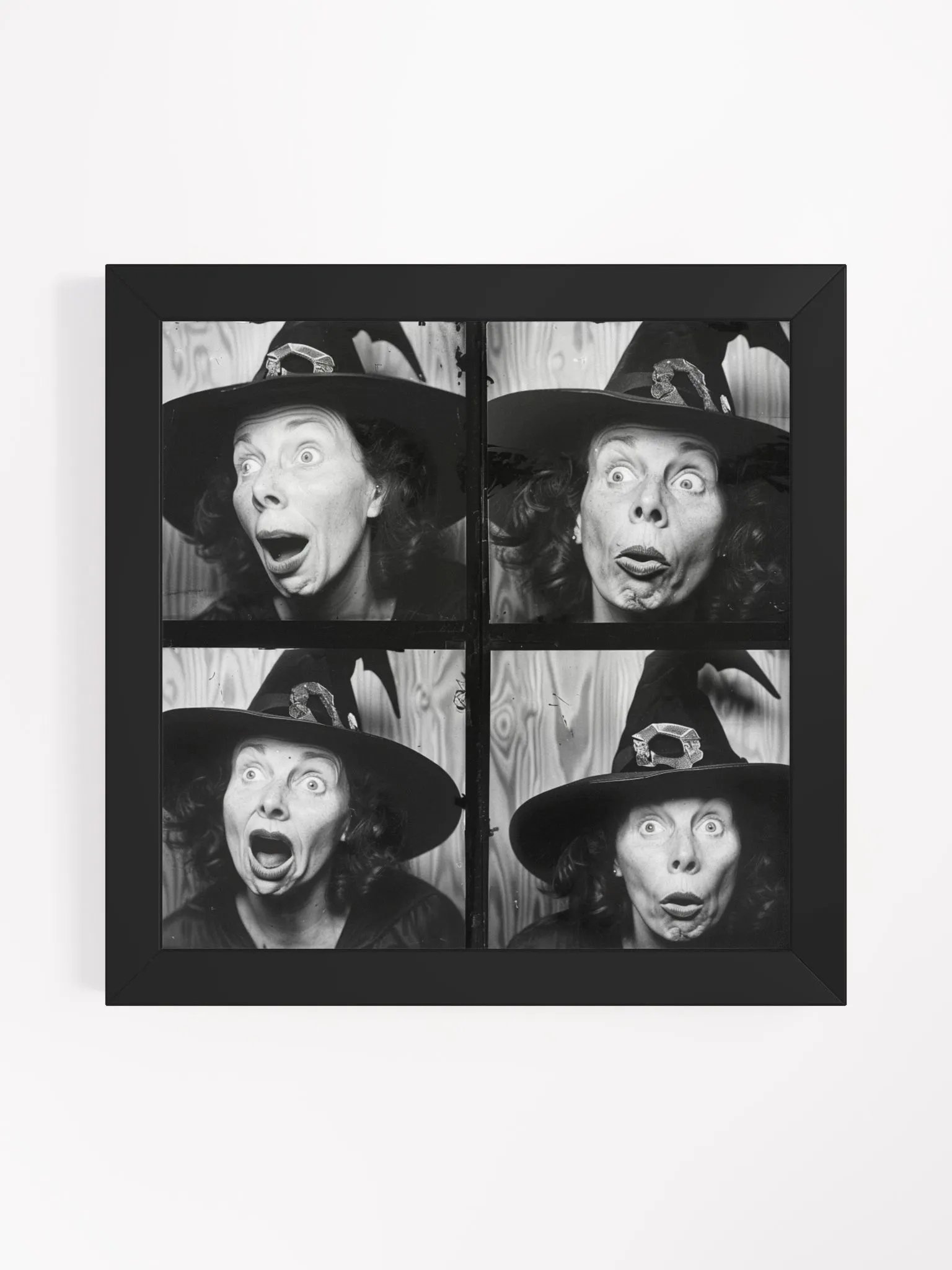 Funny Witch Photo Booth Framed Wall Art product image (1)