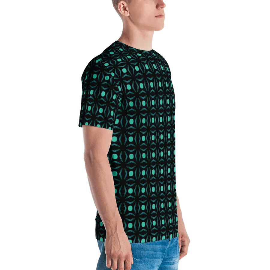 Abstract Repeating Values All Over Print Men's Crewneck T Shirt product image (4)