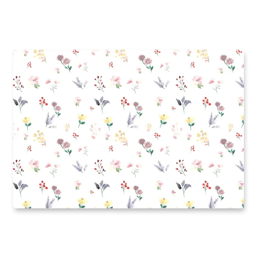 Watercolor Floral Wrapping Sheet Set product image (2)